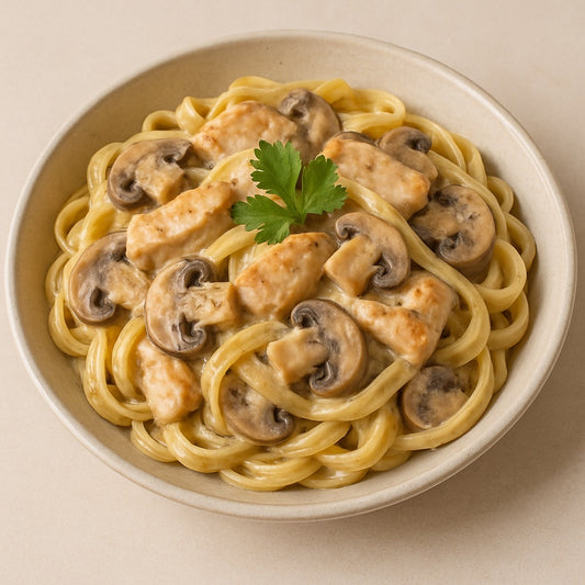 Creamy Chicken Mushroom Pasta
