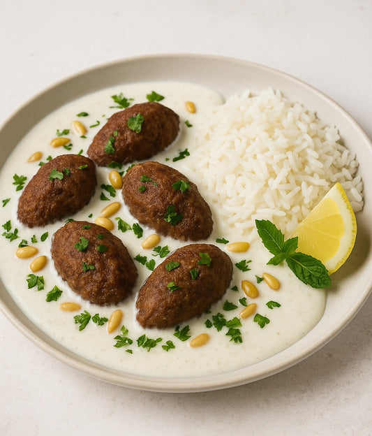 Kebbeh Labaneyeh with Rice